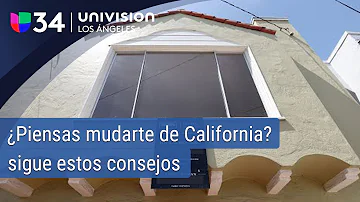 ¿A qué estados se muda la gente de California?