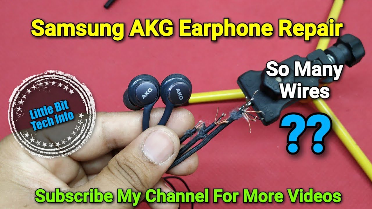 Wereldrecord Guinness Book Smash Cusco Samsung AKG Earphone Repair | Broken Wire & Jack Repair - YouTube