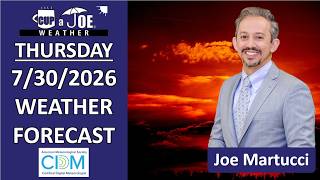 Thursday, 7/30/2026 Jersey Shore Weather Forecast