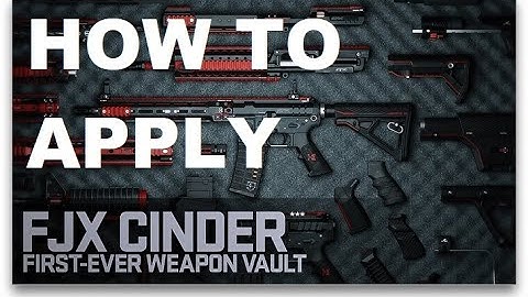 FJX CINDER WEAPON VAULT CALL OF DUTY MODERN WARFARE II