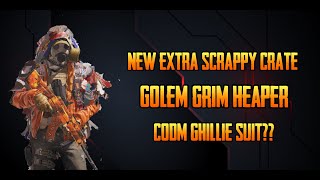 Ghillie Suit? New Epic Skin Golem Grim Heaper | Extra Scrappy Crate  | Call Of Duty Mobile