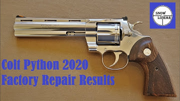 2020 Colt Python - Answering questions About the Factory Repairs