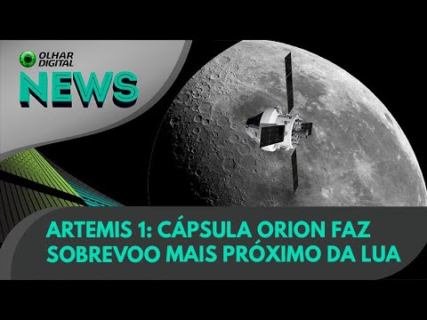 Ao Vivo | Artemis 1: cápsula Orion faz sobrevoo mais próximo da Lua | 21/11/2022 | #OlharDigital