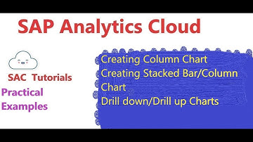 16.Creating Column/Bar Chart,Stacked Bar Column Chart  and Drilling in Charts of SAC
