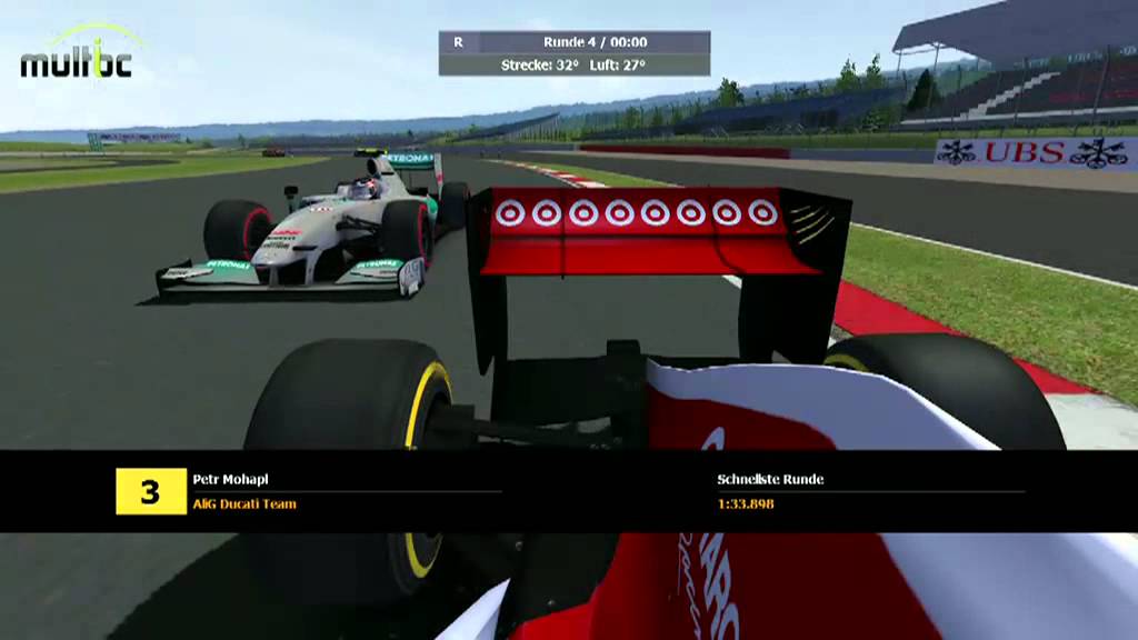 rFactor F1Liga.eu F1 2012 Great Britain GP FULL RACE