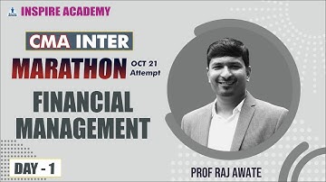 FM Marathon Day 1 | CMA Inter | by Raj Awate