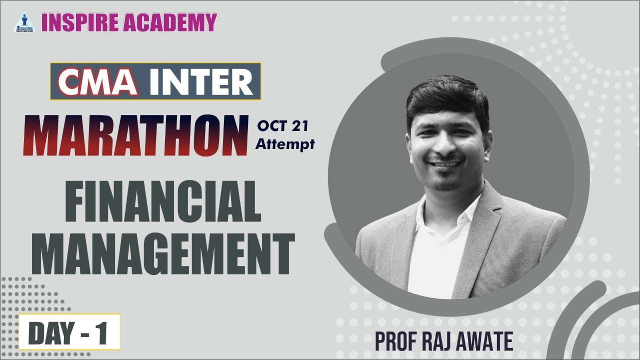 FM Marathon Day 1 | CMA Inter | by Raj Awate - YouTube