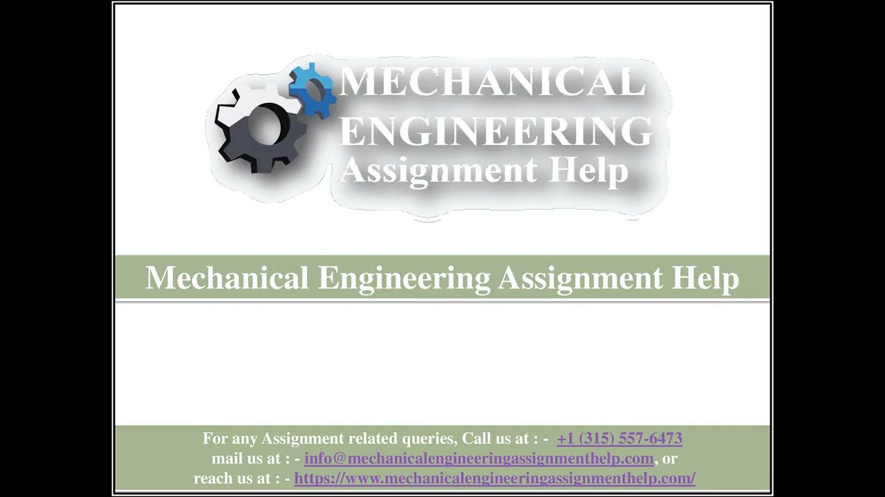 Mechanical Engineering Assignment Help