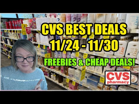 CVS BEST DEALS (11/24 – 11/30) | **Freebies & Cheap Deals!