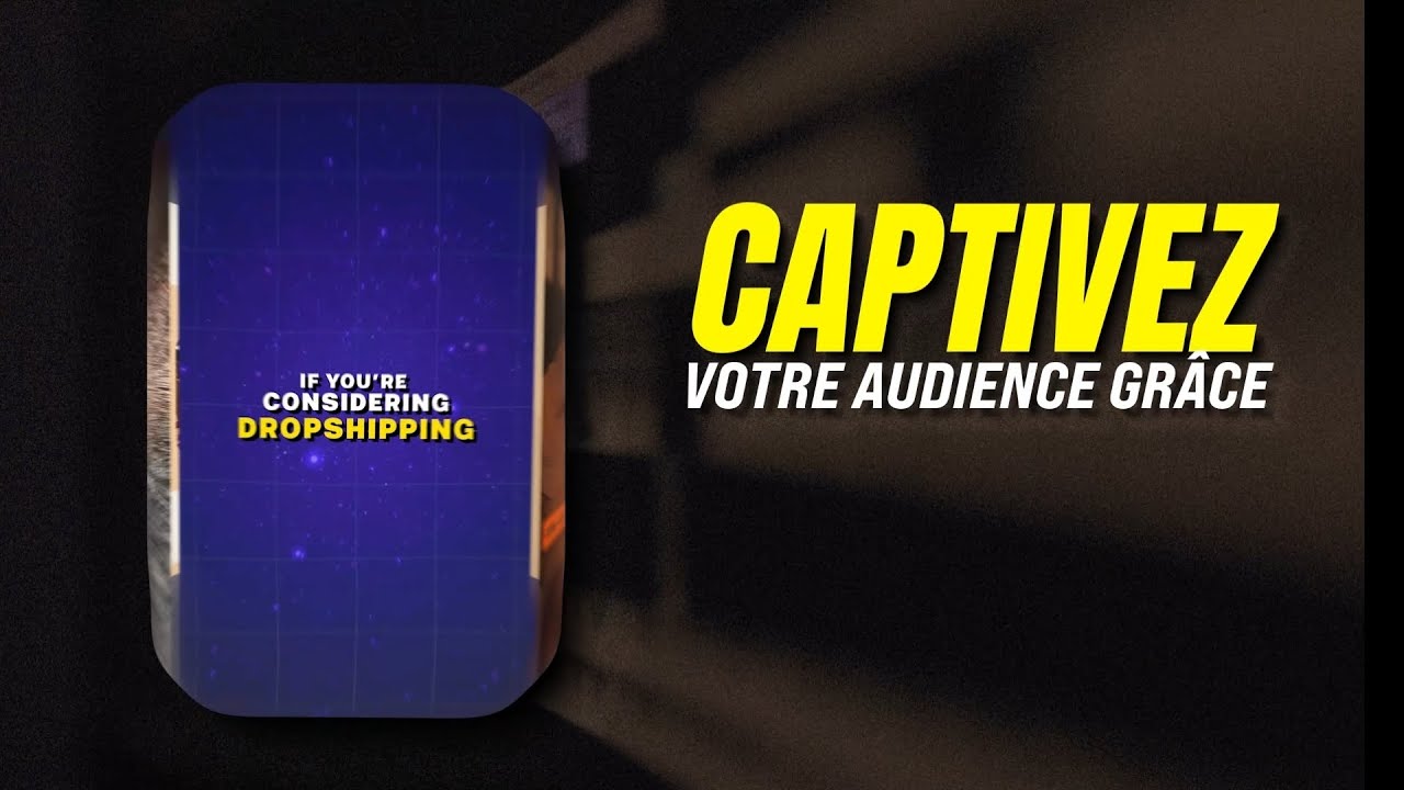 réaliser le montage de vos ADS, REEL, TIKTOK