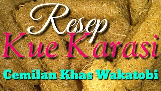 Resep Kue Karasi Khas Wakatobi
