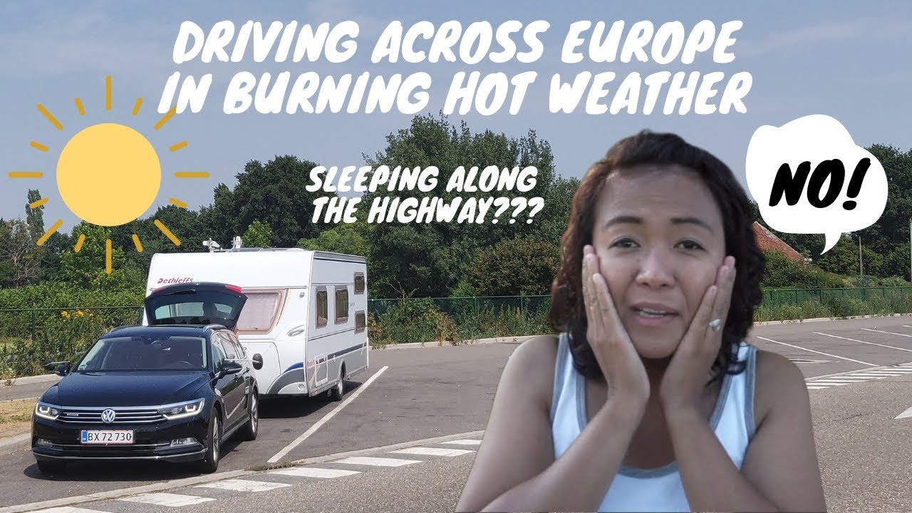 Driving Across Europe in Burning Hot Weather - Family VLOG/Traveling with kids