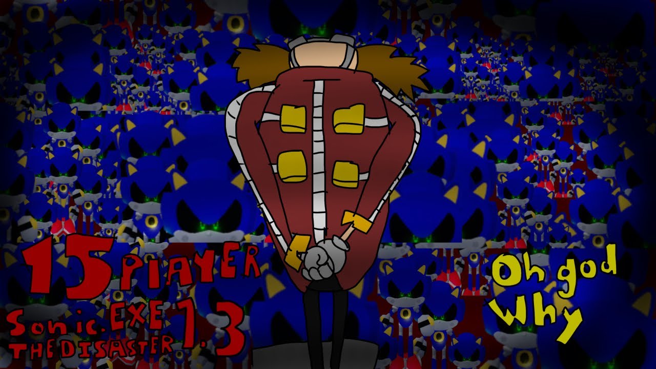 Td but with 15 players | Sonic exe the disaster 1.3