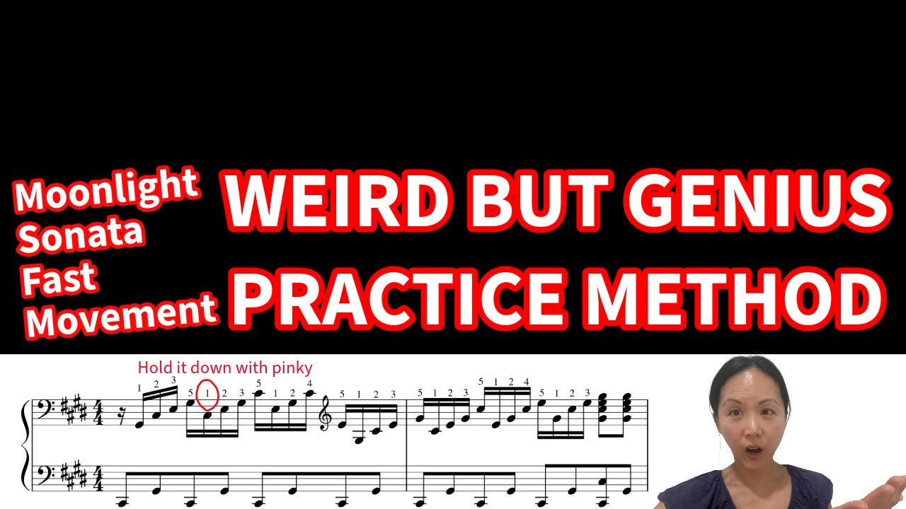 Insanely effective way to practice Moonlight Sonata 3rd Movement!
