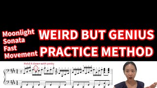 Insanely effective way to practice Moonlight Sonata 3rd Movement!