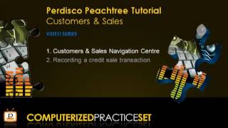 Peachtree accounting tutorial  Customers & Sales
