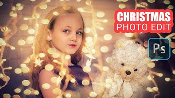 Beautify Christmas Photos By Adding String Lights : Photoshop Tutorial