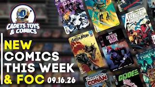 New Comic Book Day September 16th, 2026 Cadets Toys and Comics