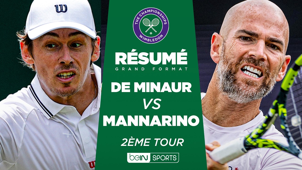 WIMBLEDON : Alex DE MINAUR vs Adrian MANNARINO | 2ème tour