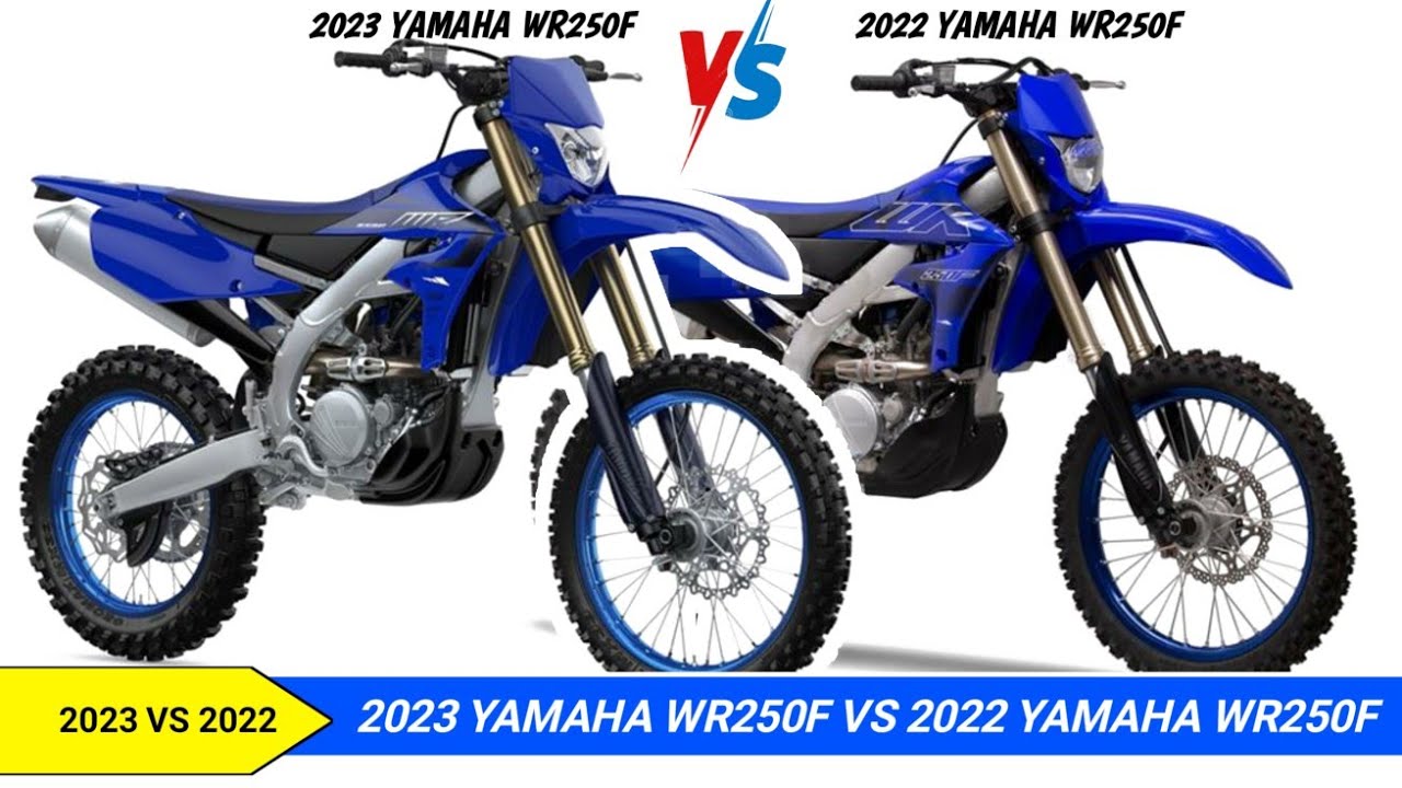 2023 Yamaha WR250F VS 2022 Yamaha WR250F YouTube