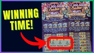 Winning Time! 💥 $20 - $1,000,000 Casino Nights Kentucky Lottery Tickets!💰 Chasing Big Wins!