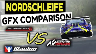 NORDSCHLEIFE: Which Sim Does It Best EPIC GFX Settings ACC vs. iRacing vs. AMS2