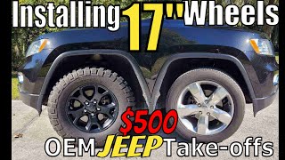 Fitting $500 OEM JEEP TAKE-OFFs 17