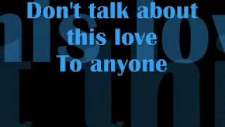 cheryl cole don&#39;t talk about this love lyrics
