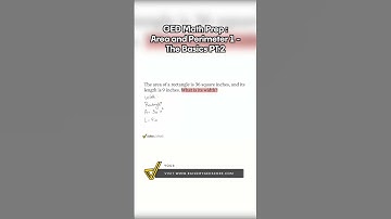 GED Math: How to Solve Rectangle Area Word Problems in 4 Simple Steps!