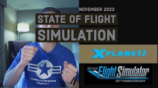State of Flight Sim X Plane 12 and MSFS 40th Anniversary Edition