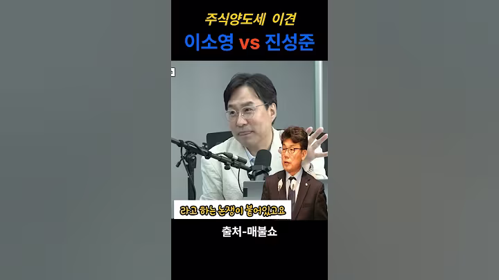 주식양도세 이견, 이소영 vs 진성준 #최욱 #박시동