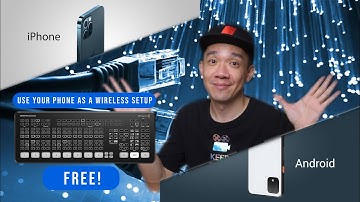 Use your iPhone or Android phone as a wireless camera source for your Atem Mini Pro/Extreme for FREE