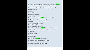 West Coast EMT Block 3 Exam 2023 Questions and Answers Verified Answers