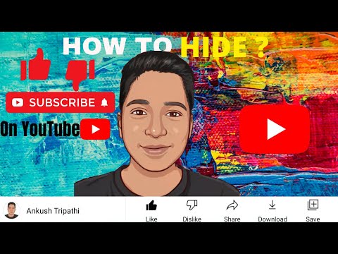 Hide Subscribers on YouTube channel || How to hide likes and dislikes on YouTube videos || Ankush ||