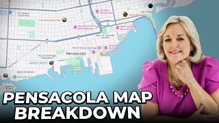 Google Map Tour of Downtown Pensacola FL | What to Do in Downtown Pensacola