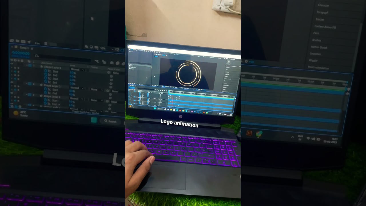 Bicycle logo animation #2022 #logo #motiongraphics