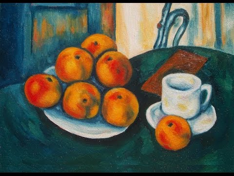 Painting Paul Cezanne’s Still Life with Apples in Oils Step by Step