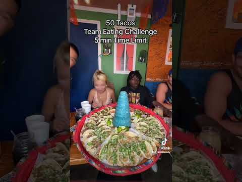 Video thumbnail: Team Taco Challenge ar La Vecinidad in Las Vegas, NV #rainaiscrazy  @RainaHuang