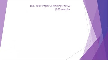 DSE 2019 Paper 2 Part A 1/2