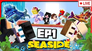 [ย้อนหลัง]ชีวิตติดเกาะมหาสนุก Seaside Minecraft#1