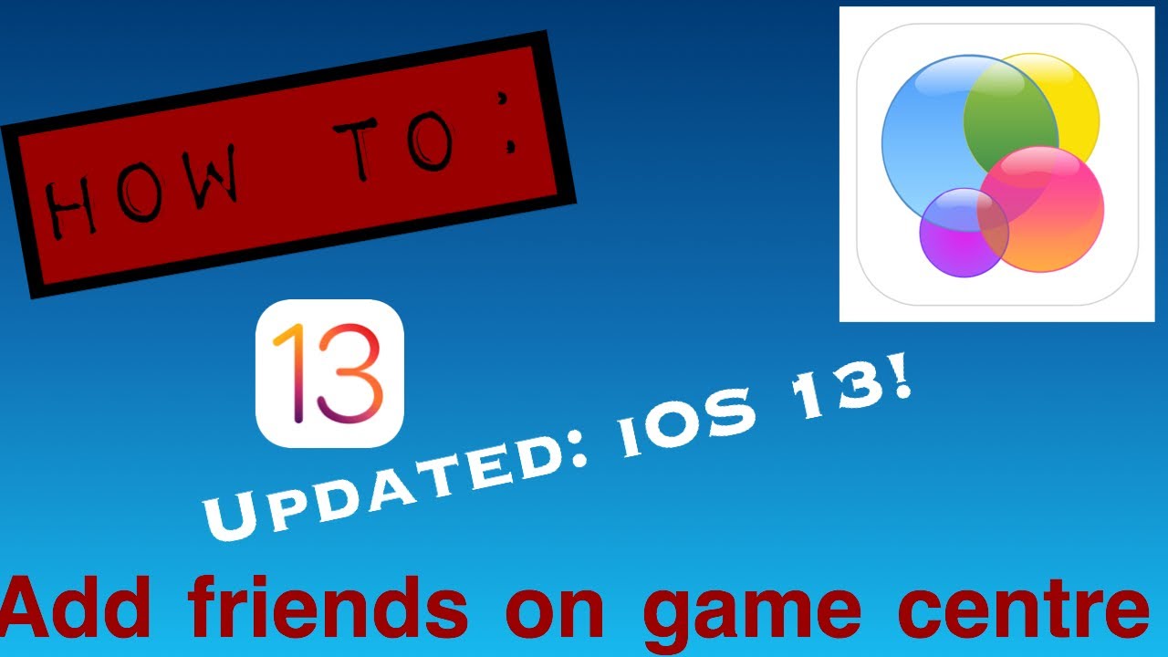 How To Add Friends On Game Center Ios 13! (Must Watch!)