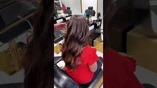 Balayage hair colour