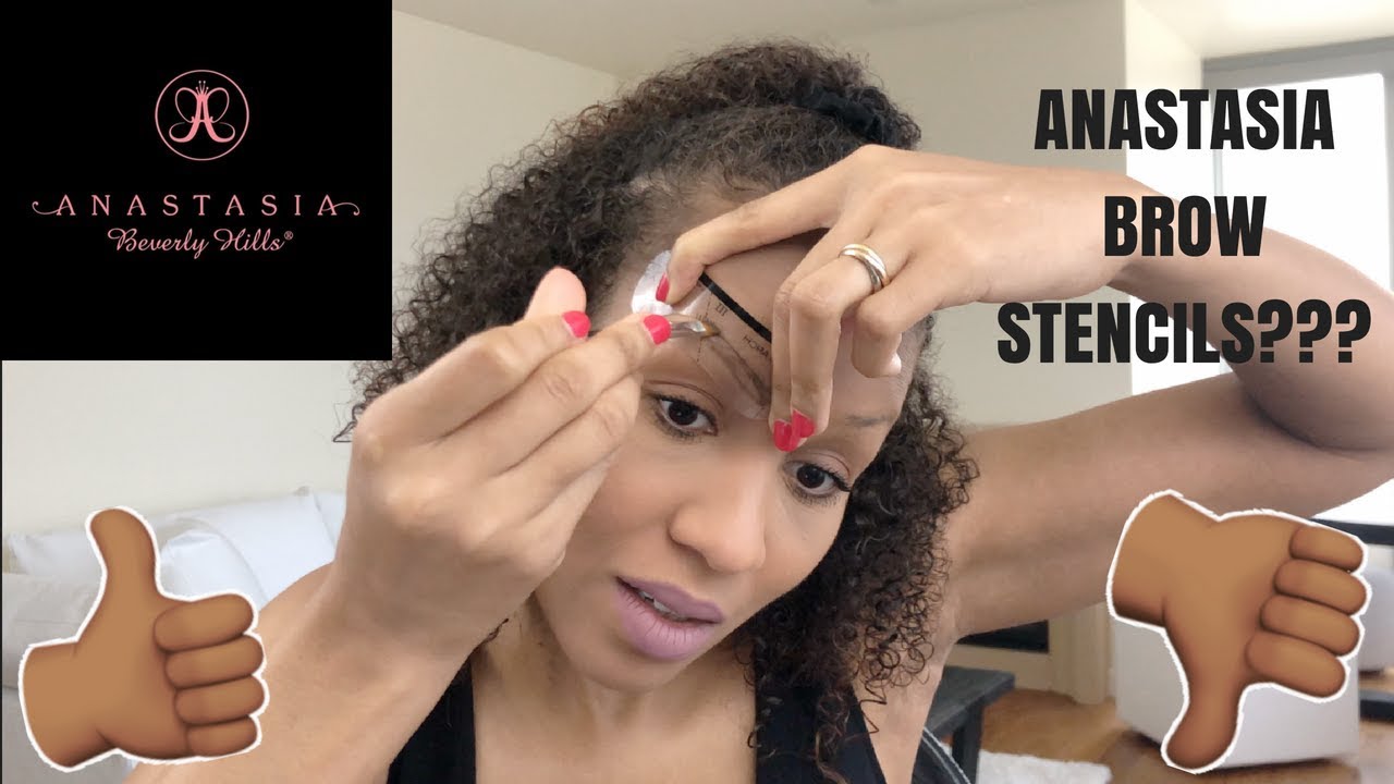 First Impression Anastasia Beverly Hills Brow Stencils YouTube