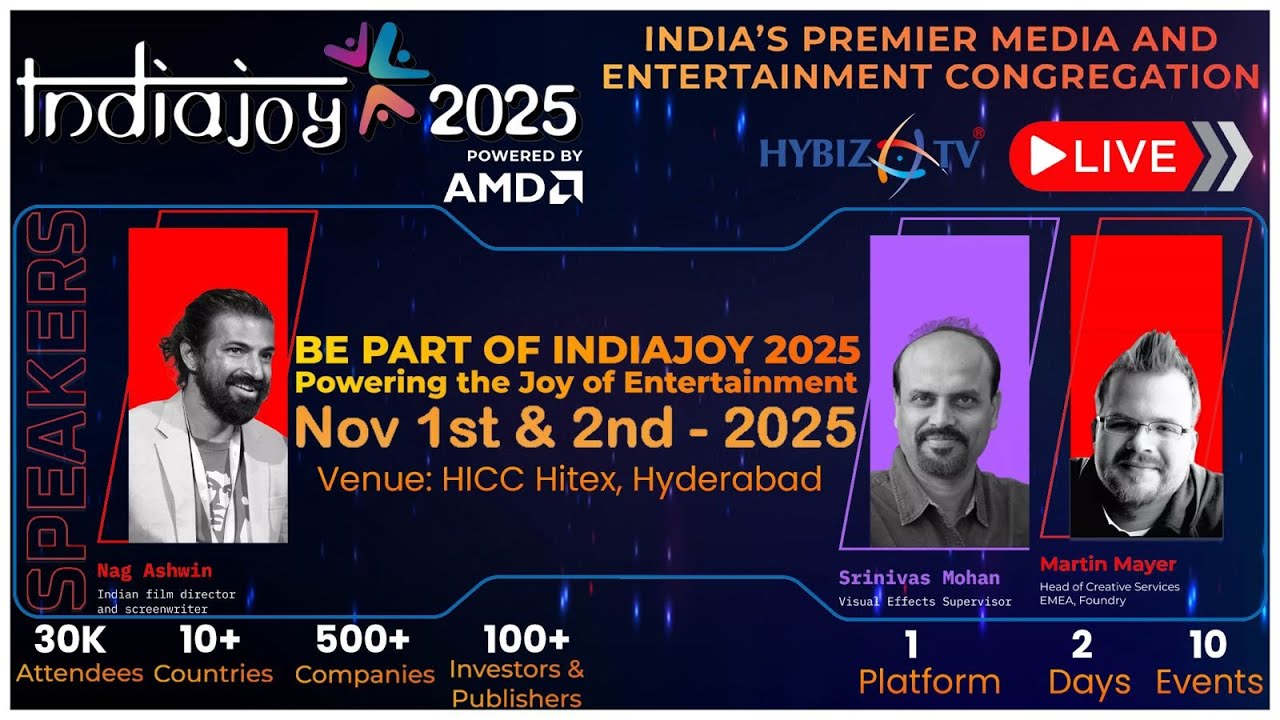India Joy 2025 | India's Premier Media & Entertainment Congregation | Live 🔴