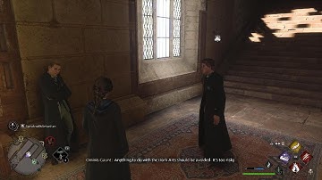 Hogwarts Legacy PS5 Arya Corvus Sebastian and Ominis argue