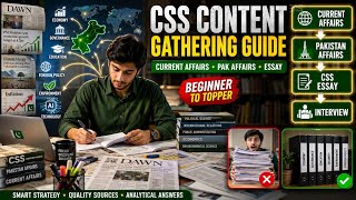 How CSS Toppers Gather Content from Editorial and Think Tanks for |Current Affairs| |Essays?