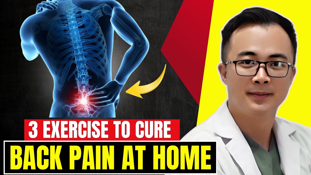 The ONLY 3 Exercises you NEED for BACK PAIN - YouTube