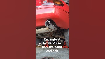 NA Miata Stock exhaust vs Racing Beat Power pulse non-resinator cat back #miata #namiata #exhaust