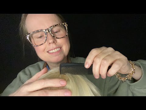 ASMR Hoofdluiscontrole op school💙 | ASMR lice check roleplay Nederlands