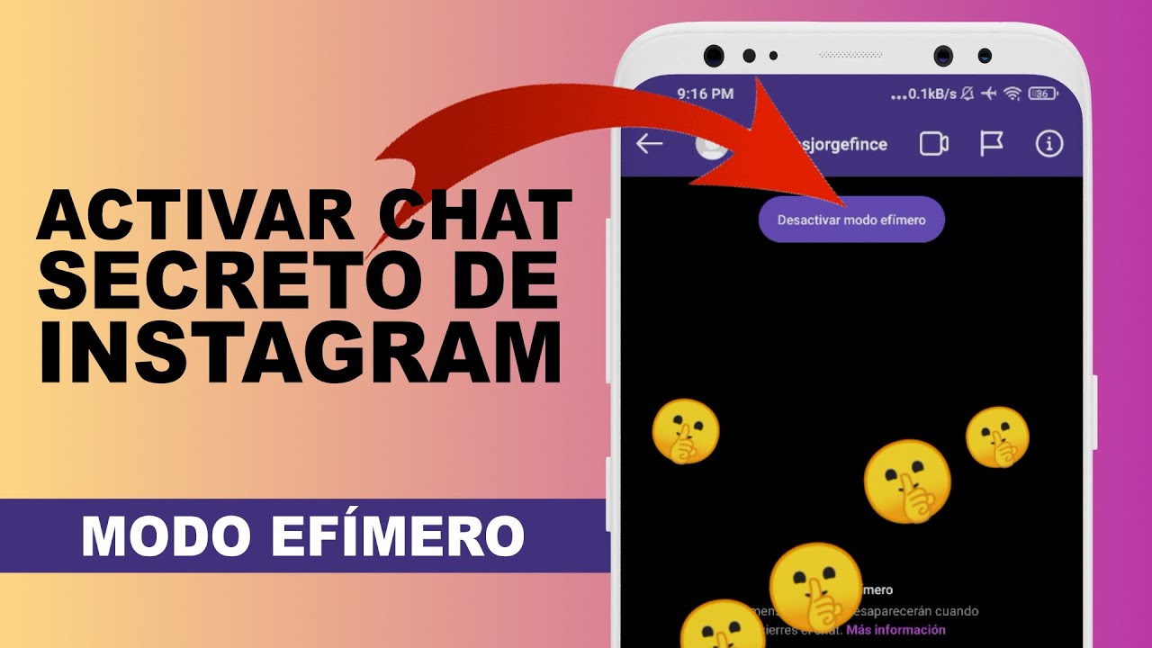 Cómo ACTIVAR EL CHAT SECRETO de Instagram YouTube